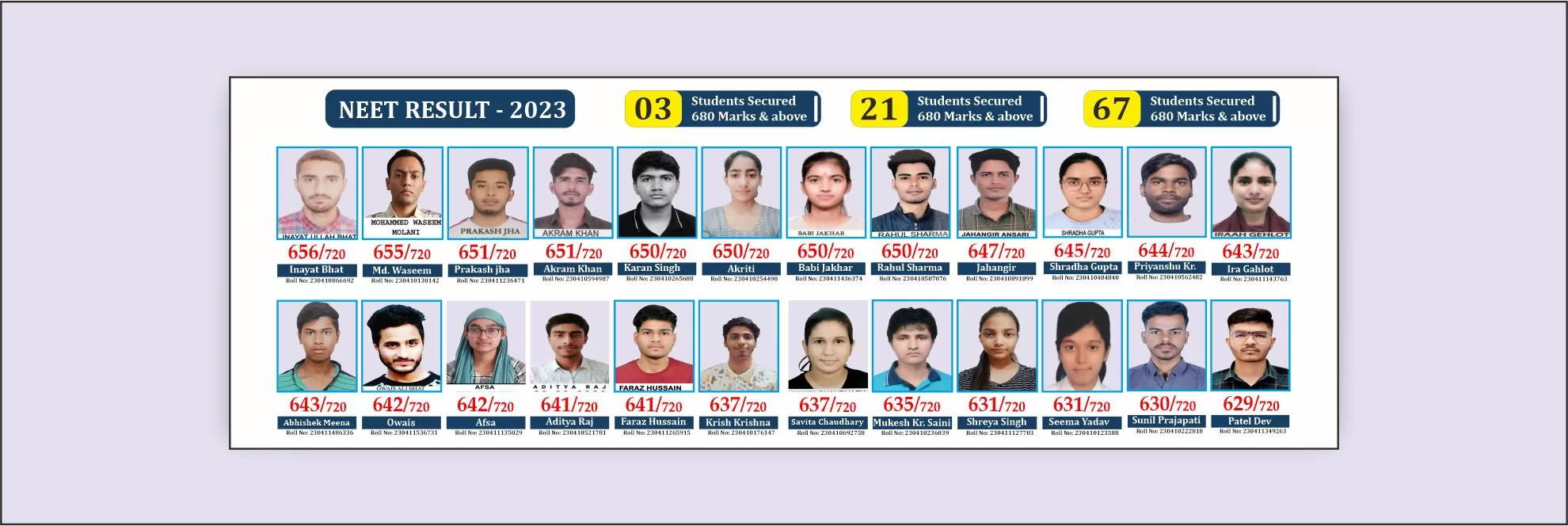 NEET Coaching 2023 Results 2